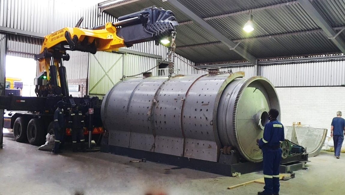 BLJ-6 Pyrolysis Machine Installed In Zimbabwe