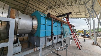 Intall BST-10 Rice Husk Carbonizer in Costa Rica