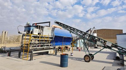 Install BLJ-16 Tire to Oil Plant in Saudi Arabia