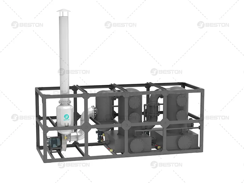 Dedusting Tower of Pyrolysis Plant in South Africa