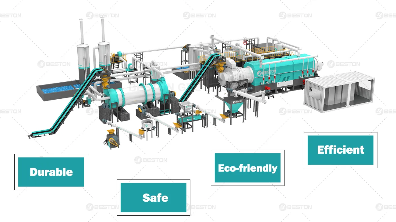 Excellent Design of Beston Charcoal Making Machine in Australia 