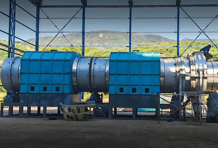 Biochar Machine in Colombia to Recycle Rice Husk