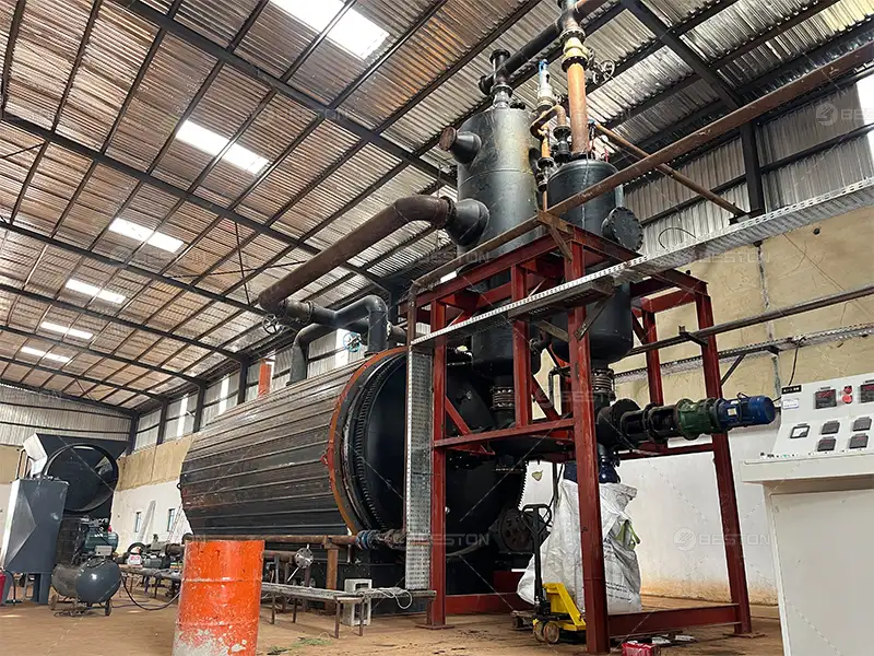 BLJ-16 Tyre Pyrolysis Plant in Nigeria