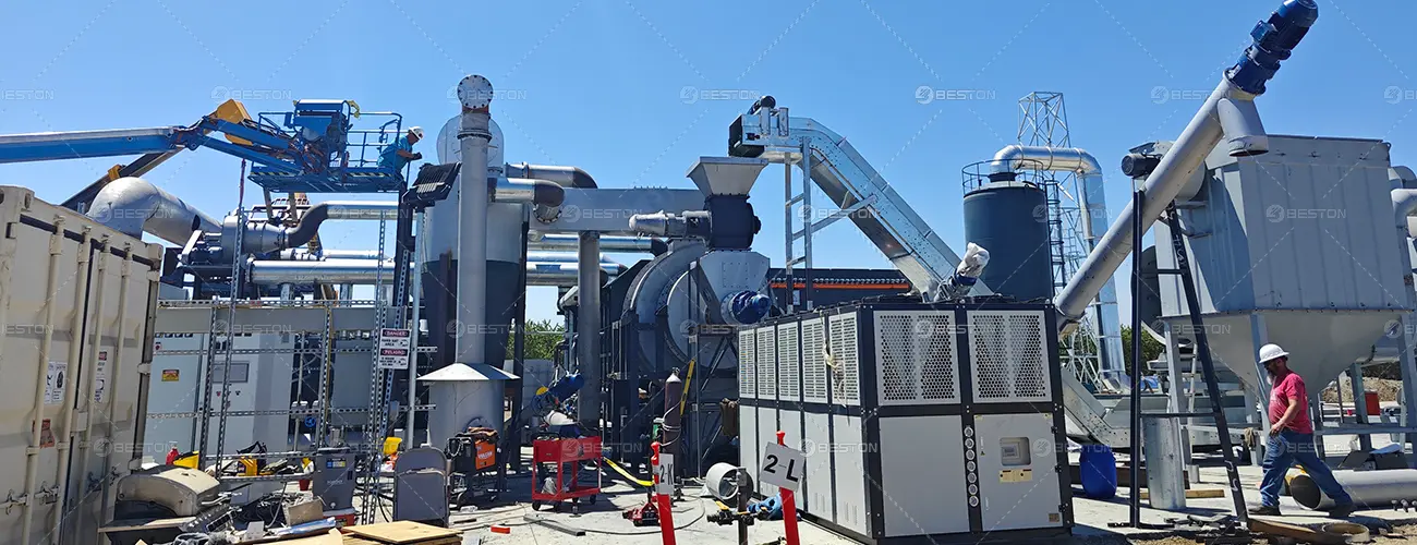 Biochar Production Machine Installed in the United States