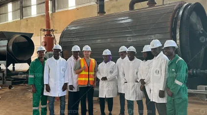 Nigeria Tyre Pyrolysis Project - Smooth Installation