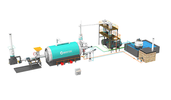BLJ-16 Plastic Pyrolysis Plant for Sale