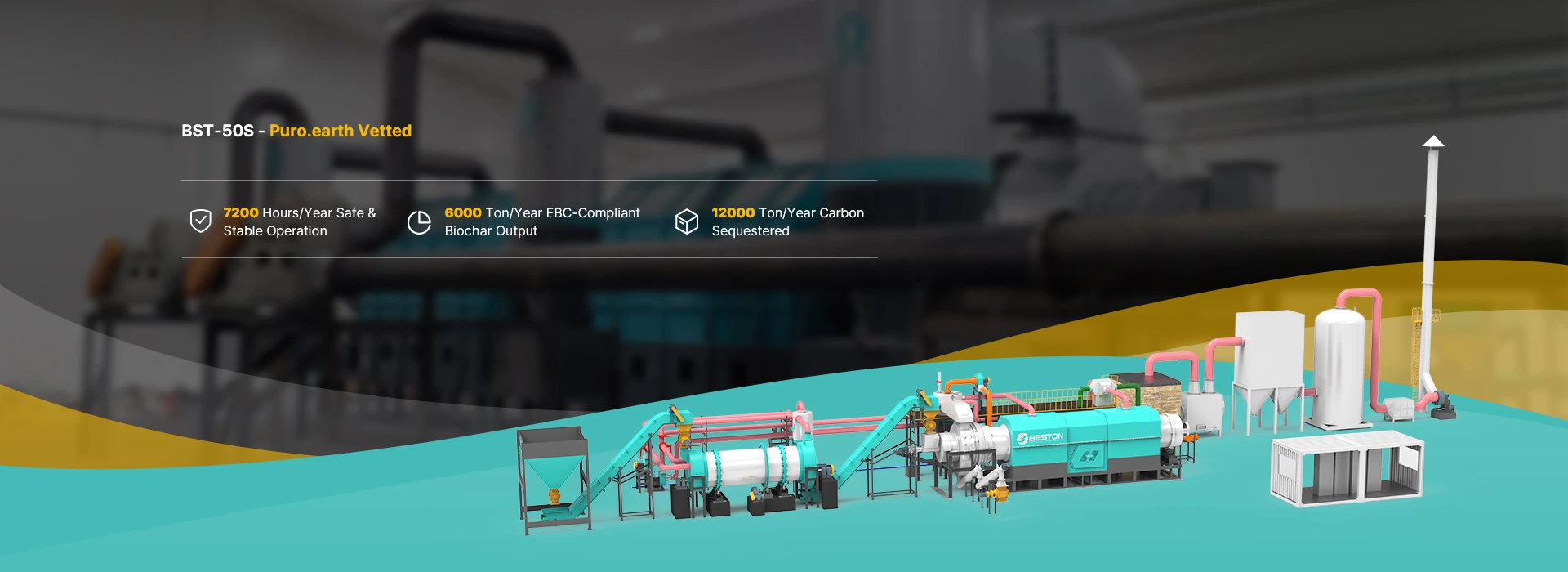 Biochar Production Equipment PC Banner