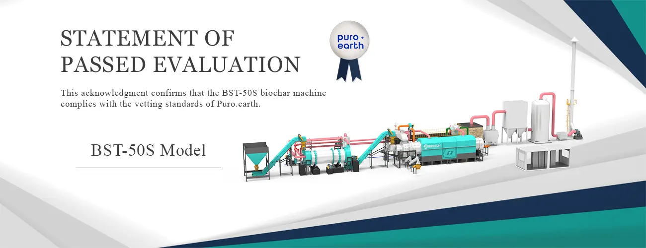 Puro.earth Vetted BST-50S Biochar Pyrolysis Machine