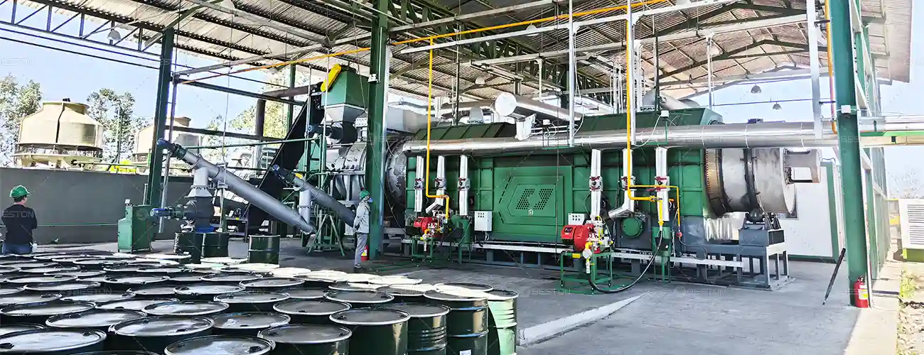 BBQ Charcoal Making Machine in Brazil