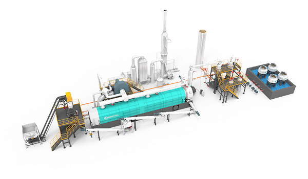 BLL-30 Waste Tyre Pyrolysis Plant for Sale