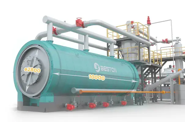 Large-capacity Pyrolysis Reactor of BLJ-20 Plastic to Oil Machine