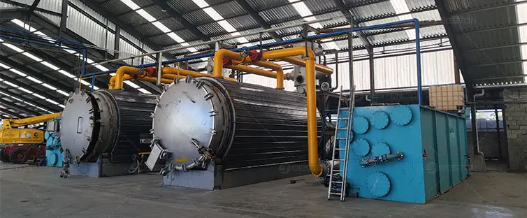 BLJ-16 Tire to Oil Plant in South Africa