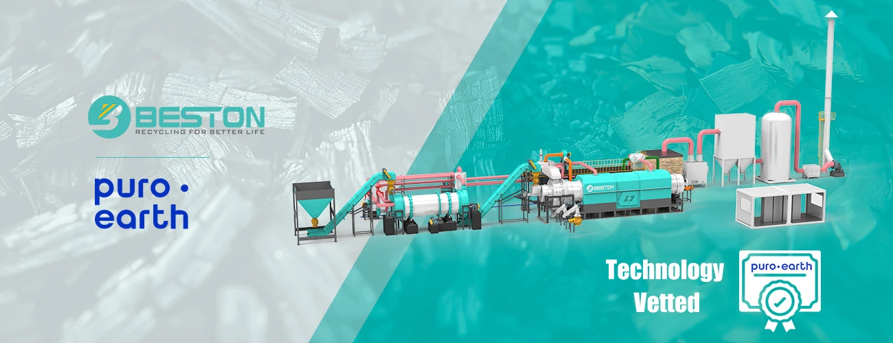 BST-50S Carbonization Machine with Puro.earth Technical Vetting