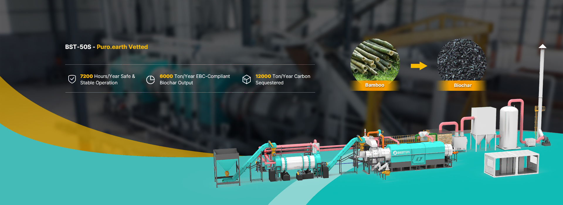 Bamboo Charcoal Making Machine Banner PC