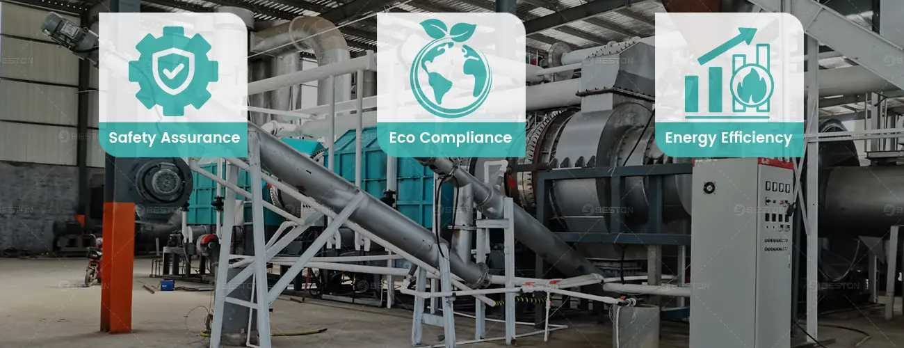 Biomass Carbonization Machine Advantages