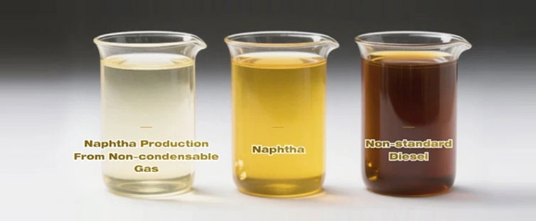 Naphtha and Non-Standard Diesel from BLJ-20 Tyre Pyrolysis to Oil Machine