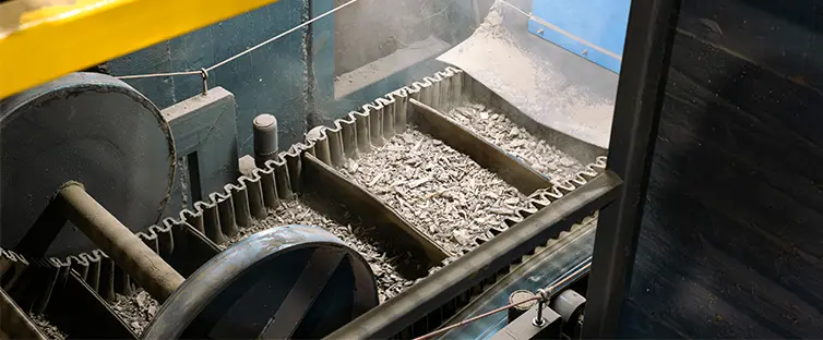 Palm Kernel Shell Feeding to Make Charcoal in Spain