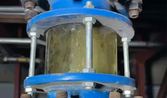 The pyrolysis oil produced by the African project's tires