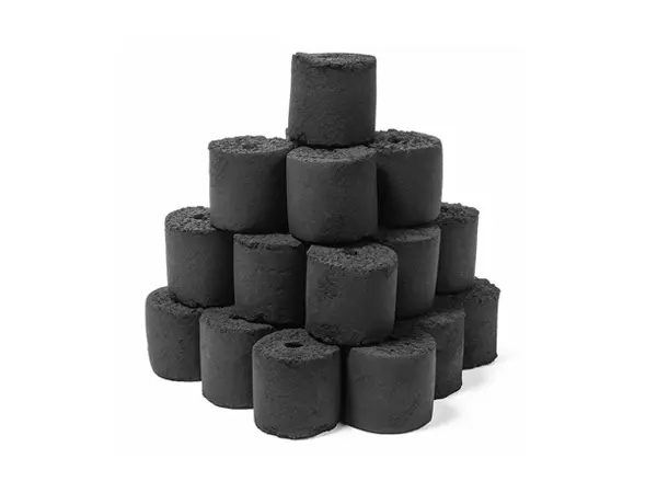 Cylindrical Charcoal Briquettes
