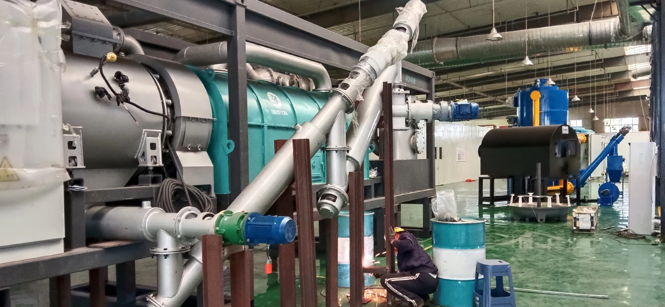 Install A Small Biochar Machine in East Asia to Recycle Corn Straws