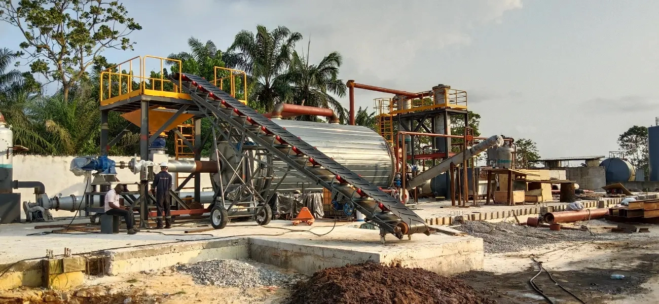 16-18 TPD Oil Sludge Thermal Desorption Unit Installation Site