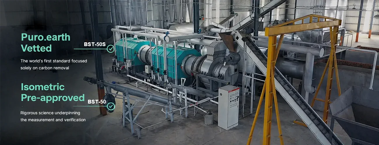 Beston Industrial-Scale Biochar Production Equipment Passes Carbon Removal Technical Vetting