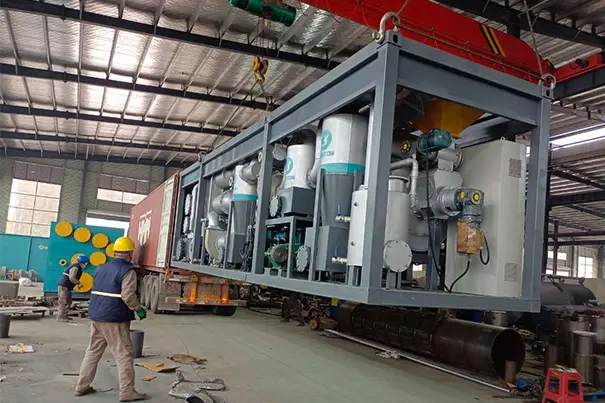 Skid-Mounted Biochar Machine