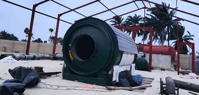 Phase 1 Pyrolysis Reactor Installation