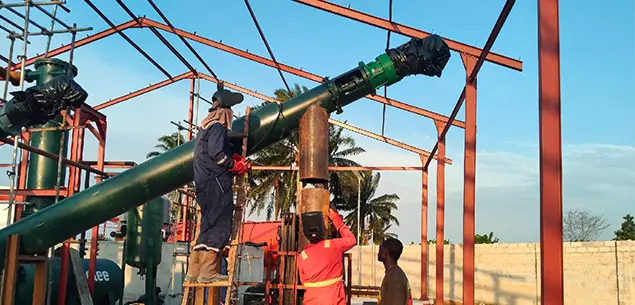 Phase 6 Cooling Discharging System Installation