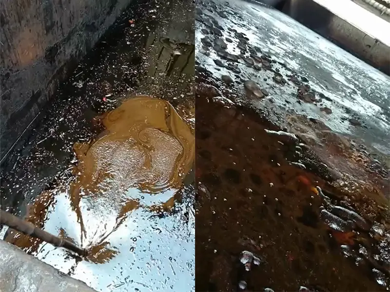 Local waste oil sludge