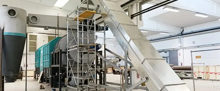 BST‑50 Biochar Equipment Mostly Installed