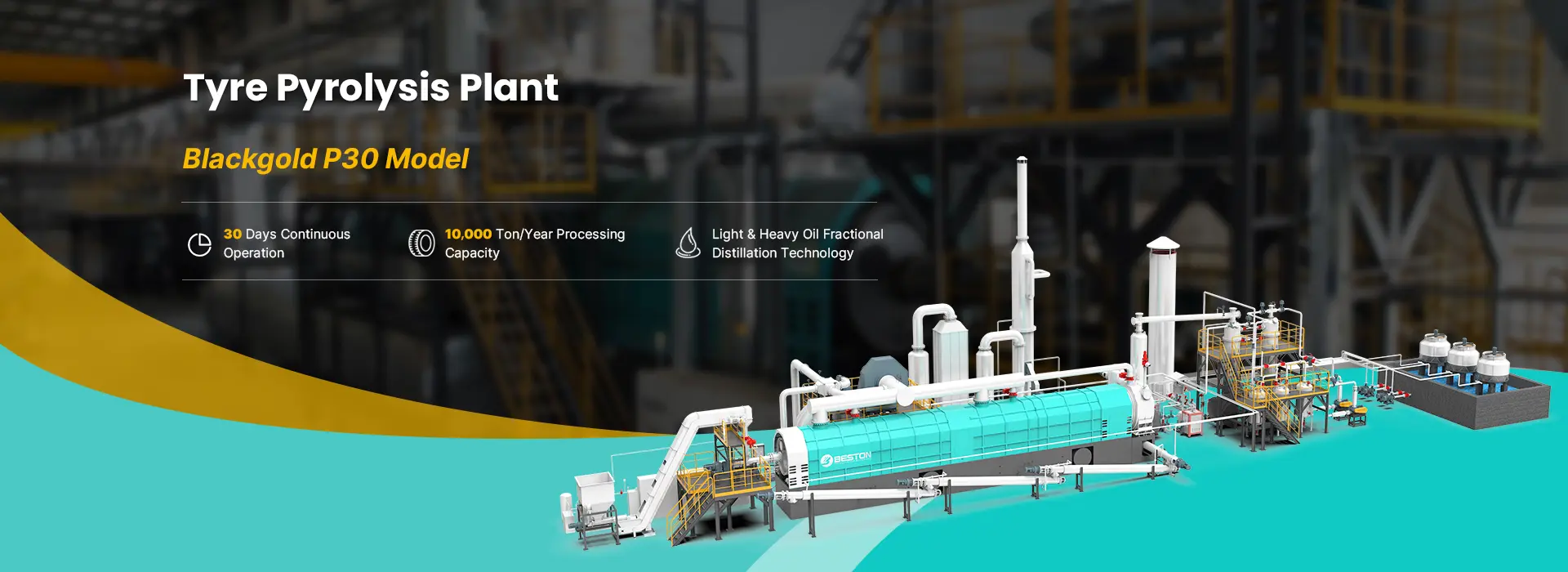 Tyre Pyrolysis Plant Banner