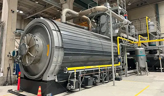 BLJ-16 Plastic Pyrolysis Machine Installed in Finland