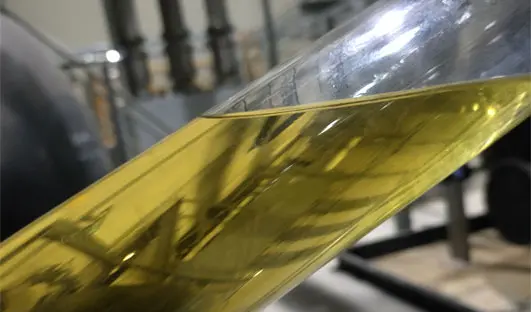Oil was produced on site