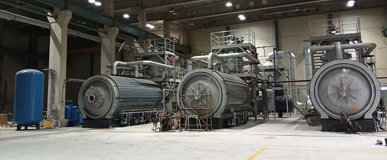3 sets of plastic pyrolysis plants have been installed in Finland