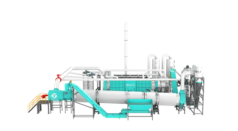 Pyrolysis Plant to Turn Biomass into Biochar